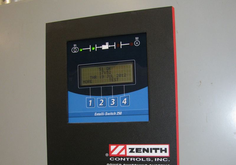 Automatic transfer switch (ATS) panel